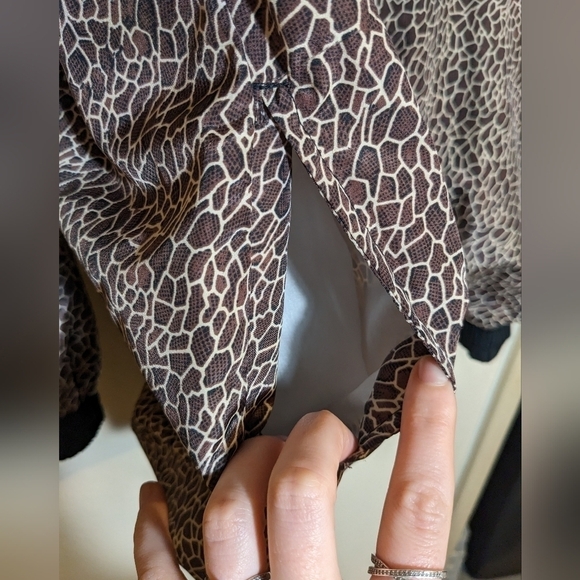 PTNY Vintage 90's/Y2K windbreaker giraffe print - Picture 11 of 14